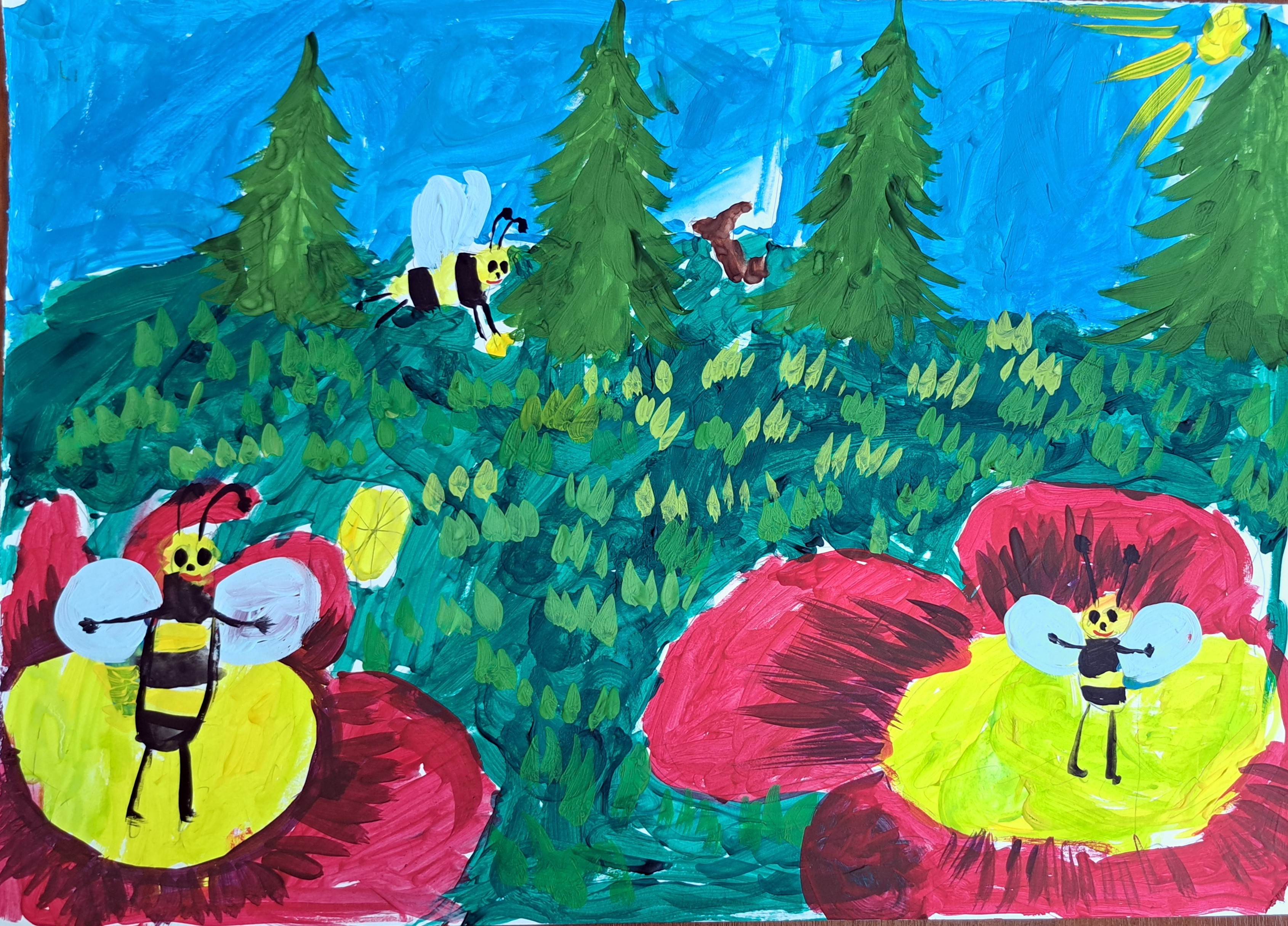 Корнеева Ксюша, 7 лет, ДХШ 2, Томск, преп. Бесчастнова Е.А.